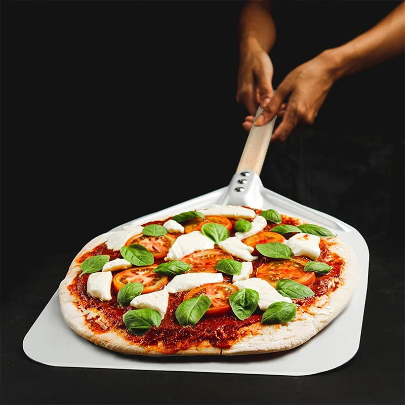 Sliding Pizza Peel Long Handle Super Smooth Paddle Lightweight Pizza  Turning Smooth Pizza Peel For Ovens Home Restaurants - AliExpress