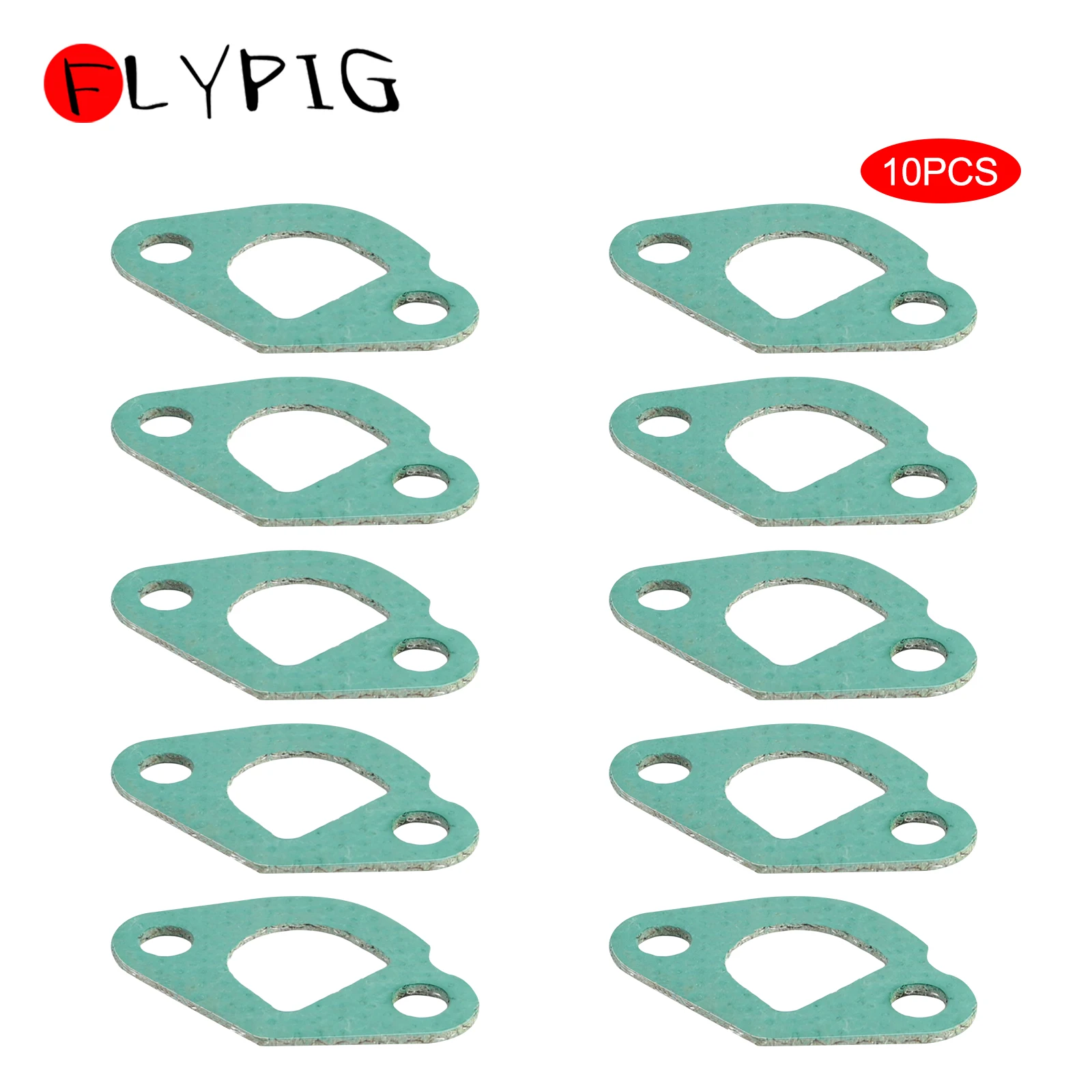 Muffler Exhaust Gasket Fits for Honda GX110 GX120 GX160 GX200 5.5HP 6.5HP Engines 10Pcs