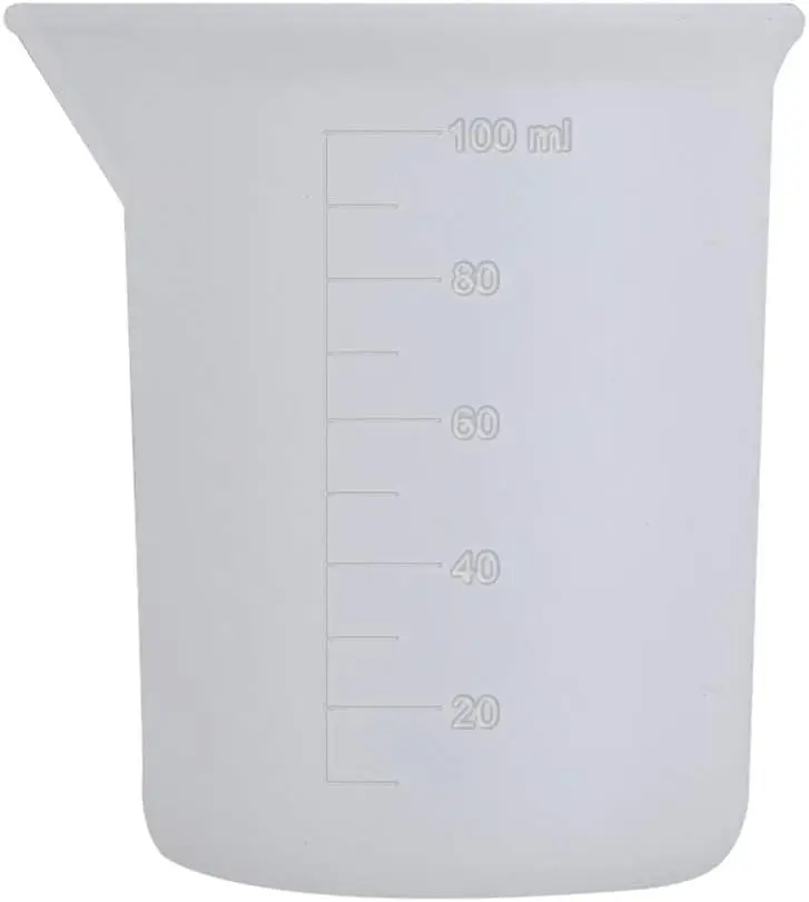 6 Stück 100 ml Silikon-Messbecher, DIY-Harz-Kleber-Werkzeugbecher für die Herstellung handgefertigter, antihaftbeschichteter Silikon-Mischbecher – Detail 2