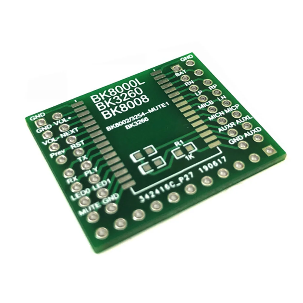 

BK8000L Bluetooth аудио Плата расширения 2.2x2.9cm