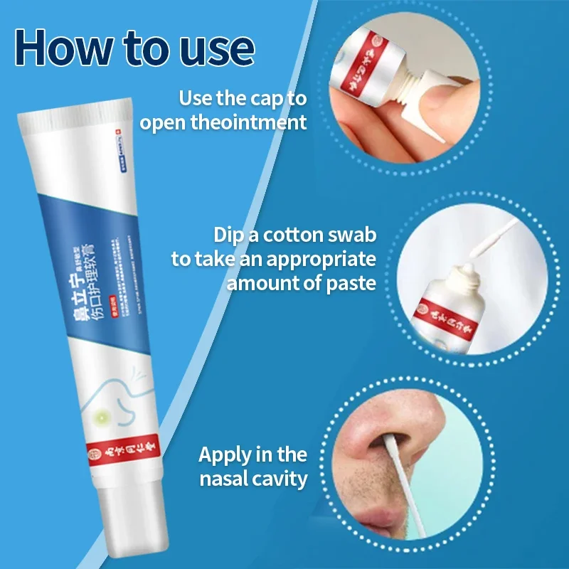 Nasal Herbal Cream Rhinitis Treatment Chronic Allergic Sinusitis Nasal Itching Stuffy Nose Congestion Relief