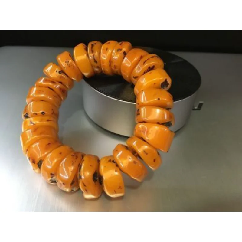 Tibet Mila Bracelet Mala Prayer Bead Amber Resin Nelace Baltic Sea