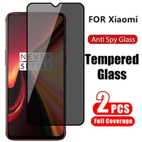 1-2Pc Anti Spy Screen Protector für Xiaomi Redmi Hinweis 10 9 8 Pro 9s 9t 8T 8 7 10s 9A 9 9C Privatsphäre Glas auf Poco X3 Pro M3 F3 F2