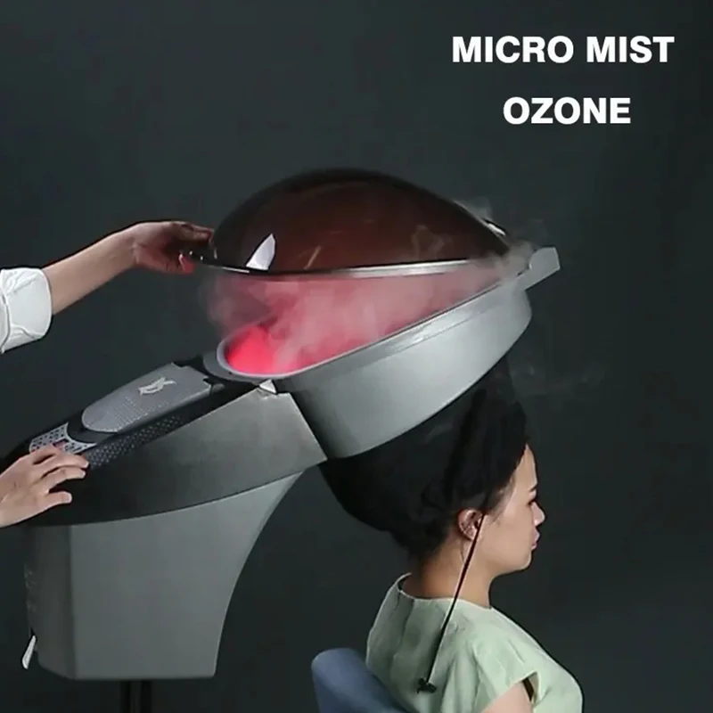 Big Micromist Professional Ultrasonic Micro Mist Ozone Hair Salon Steamer With Stand&Hair SPA Standing O3 Hair Steamer 6