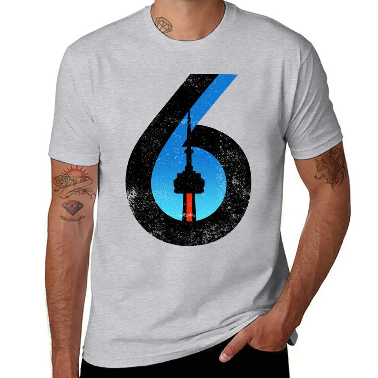 

The Six T-Shirt sublime korean fashion quick drying t shirt for men