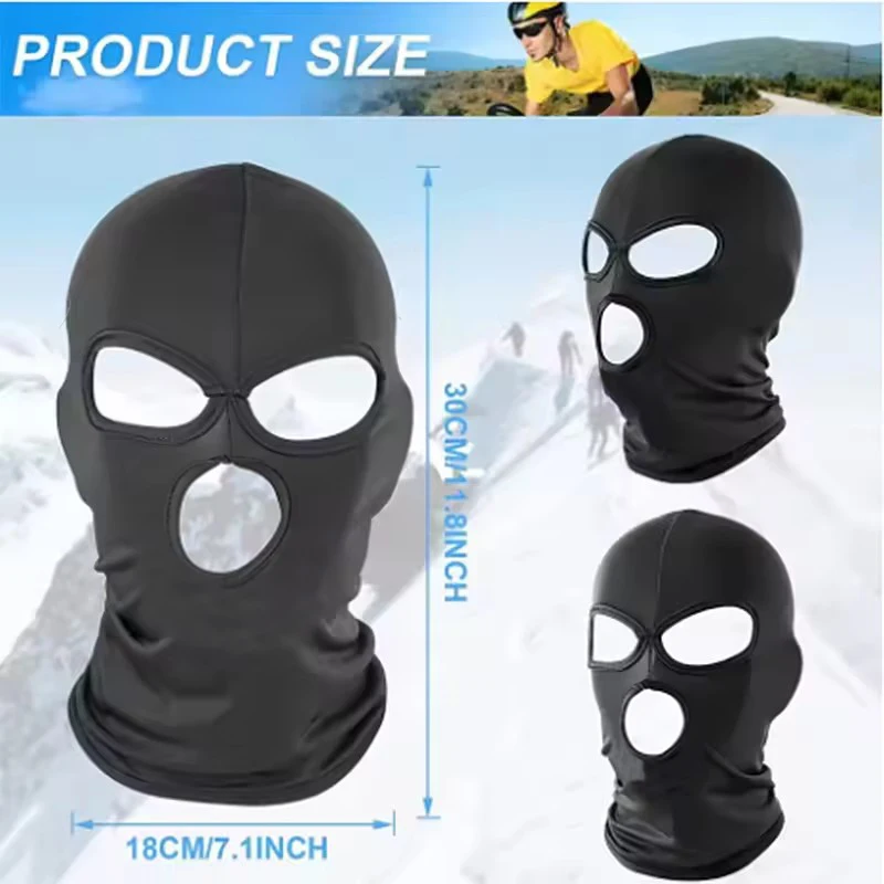 Breathable Full Face Mask Balaclava Outdoor Sports Motorcycle Riding UV Protection