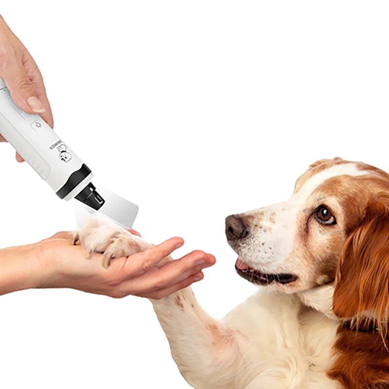 LED Electric Pet Nail Clippers Professional Cat Nail Scissors Suit for Dog Grooming Tool Trimmer Puppy Clippers Pet Supplies