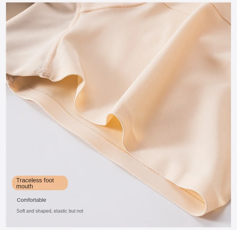 Cooling Boxer Tummy Control Pants Breathable Tight Women Safety Pants Shaping Hip Lifting Adjustable High Waist