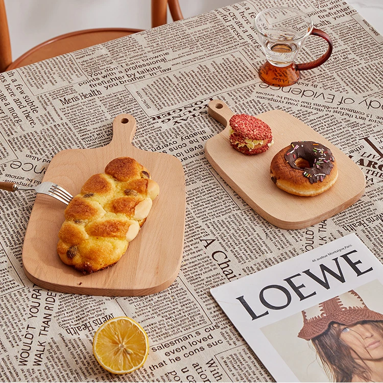 

Разделочная доска из японского черного ореха, доска для разделки западных пицц, суши, стейков, деревянный поднос для хлеба, фруктов