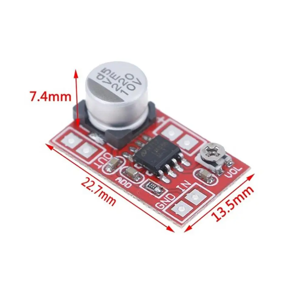 Convenient DC 5V-12V Adjustable MIC Condenser Micro Electret Amplifier Board Mini Microphone