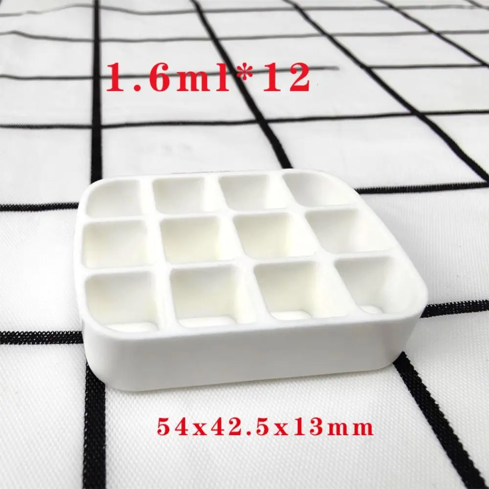 Watercolor Palette 2Pcs Empty Watercolor Paint Palette Mini Waterproof Pigment Box Moisture-proof Magnet Travel Painting Tray Outdoor