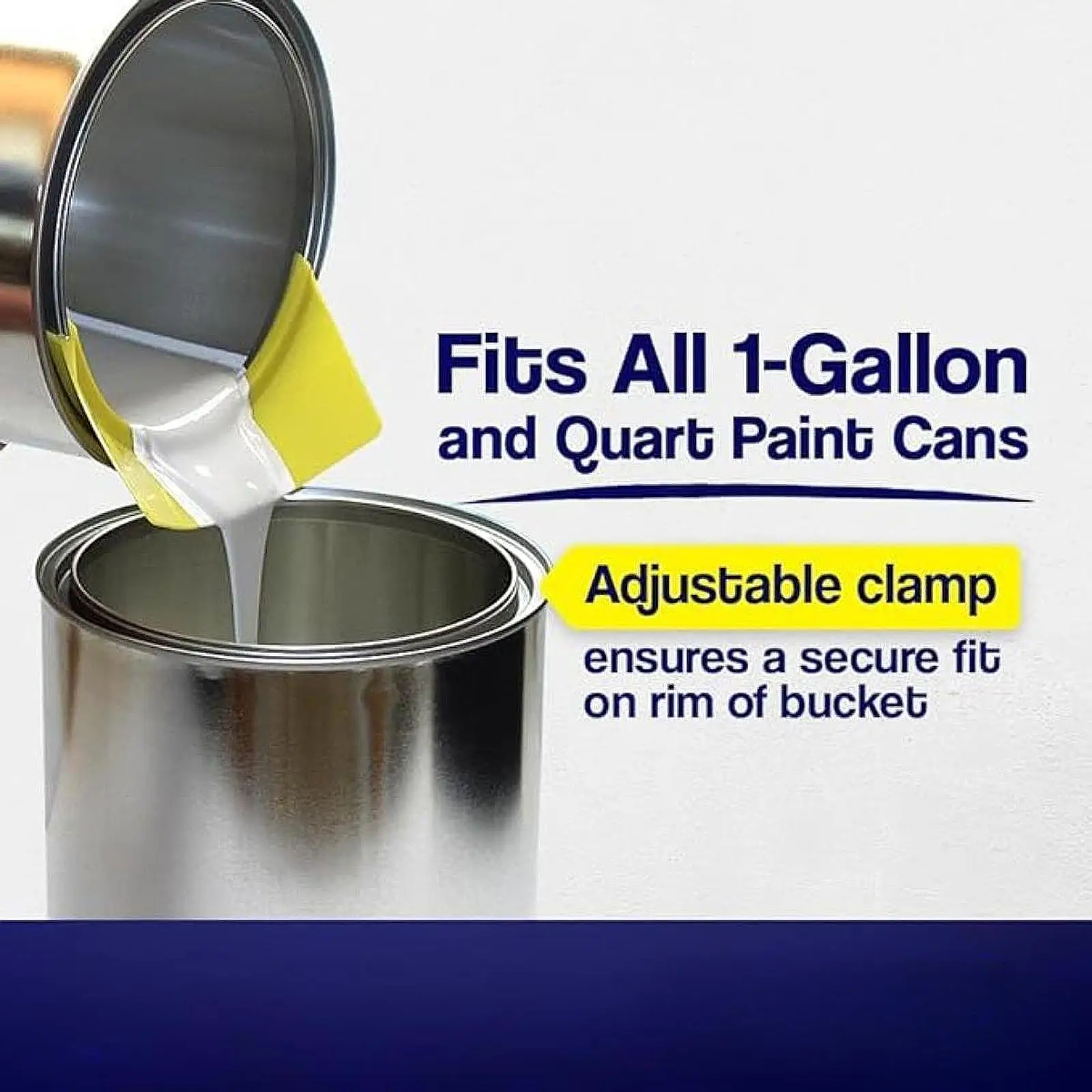 Paint Pouring Spout Easy to Install Paint Can Spout Pourer Bucket Attachment for 1 Gallon Can Container