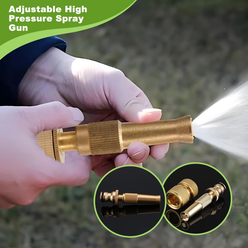 Water Gun Car Washing High Pressure Garden Vegetable Gadgets Sprinkler Nozzles Irrigation Watering System Farming Supplies