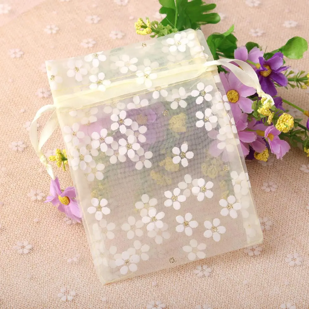 100Pcs Organza Bags 5X7 - Sachet Bags Jewelry Bags
