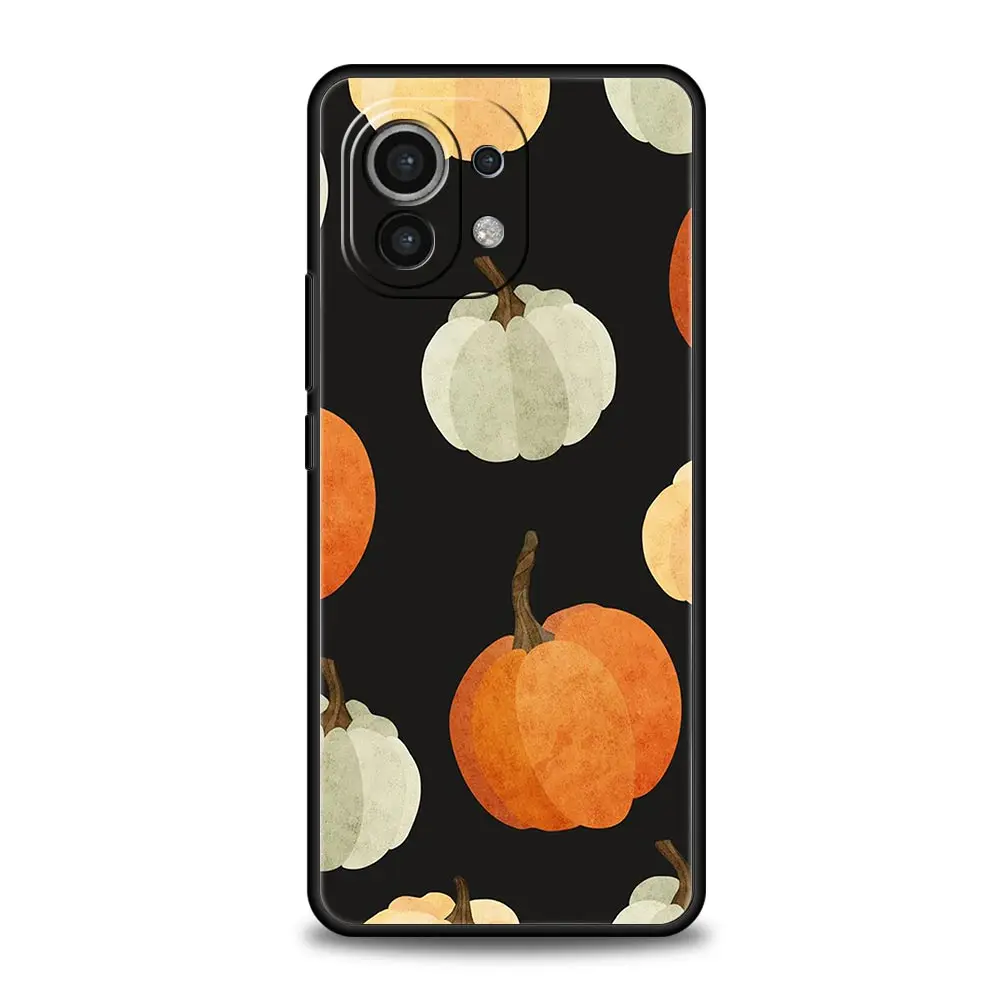 Autumn Leaves & Halloween Fox Pumpkin Phone Case Cover