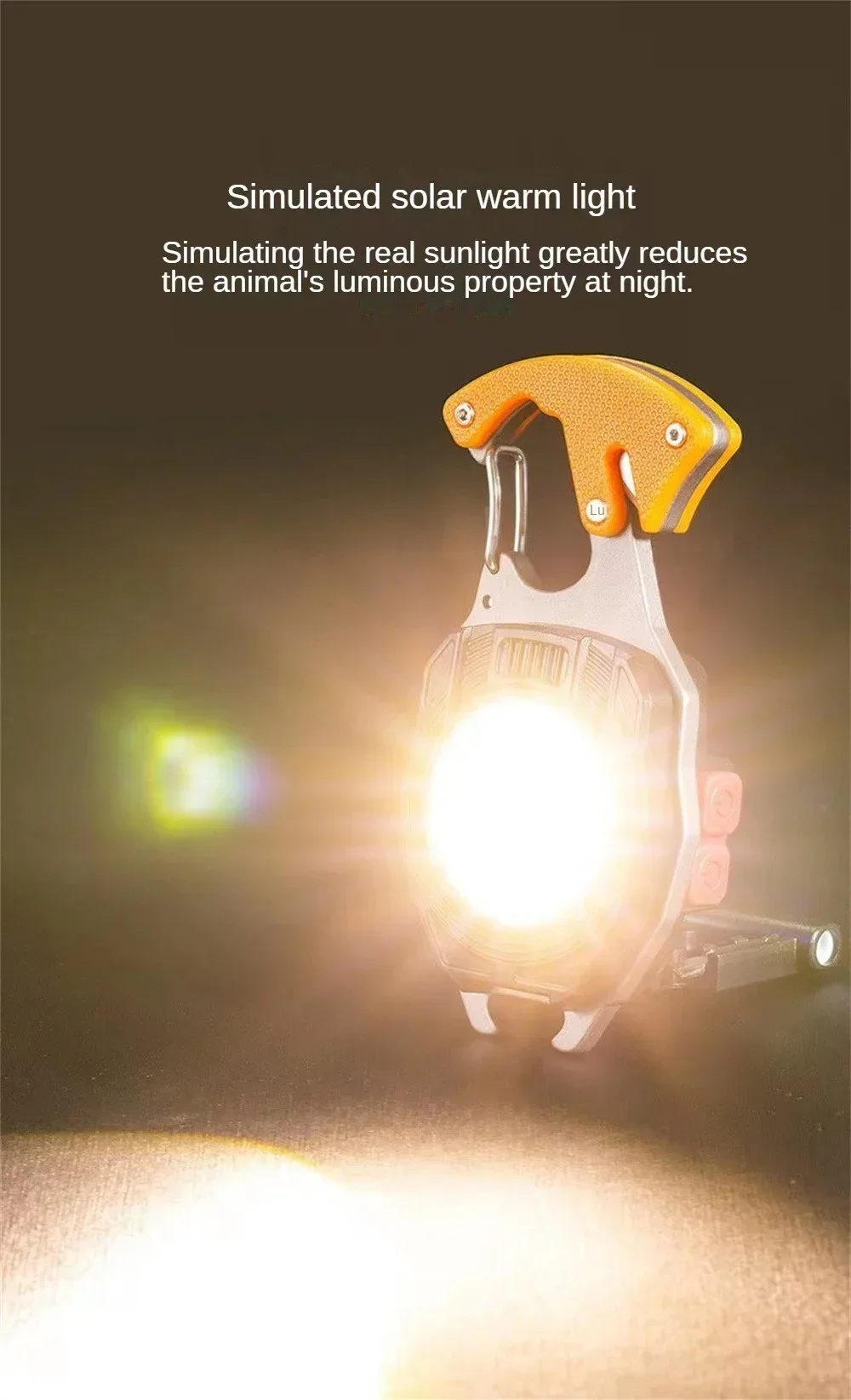 Description Picture 4 of itemMini COB Keychain Flashlight Rechargeable LED Work Light Outdoor Portable Lanterns Multifunctional Waterproof Camping Lamp