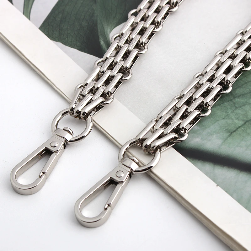 16MM 100-130CM Silver Gold Metal Chains for Women Crossbody Handbag Shoulder Bags Purse Strap DIY Replacement Handle Accessories