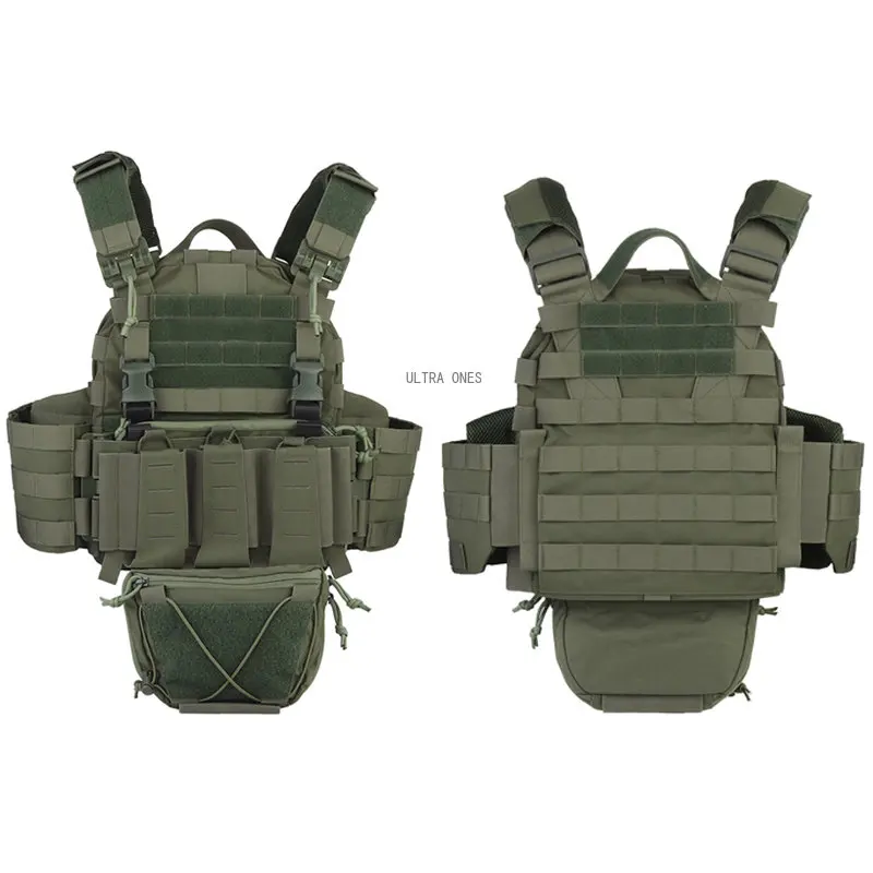 

Tactical Molle Vest Military Sports Quick Release Waistcoat Outdoor Hunting Shooting Combat Cs Games Breathable Soft Pad Vests