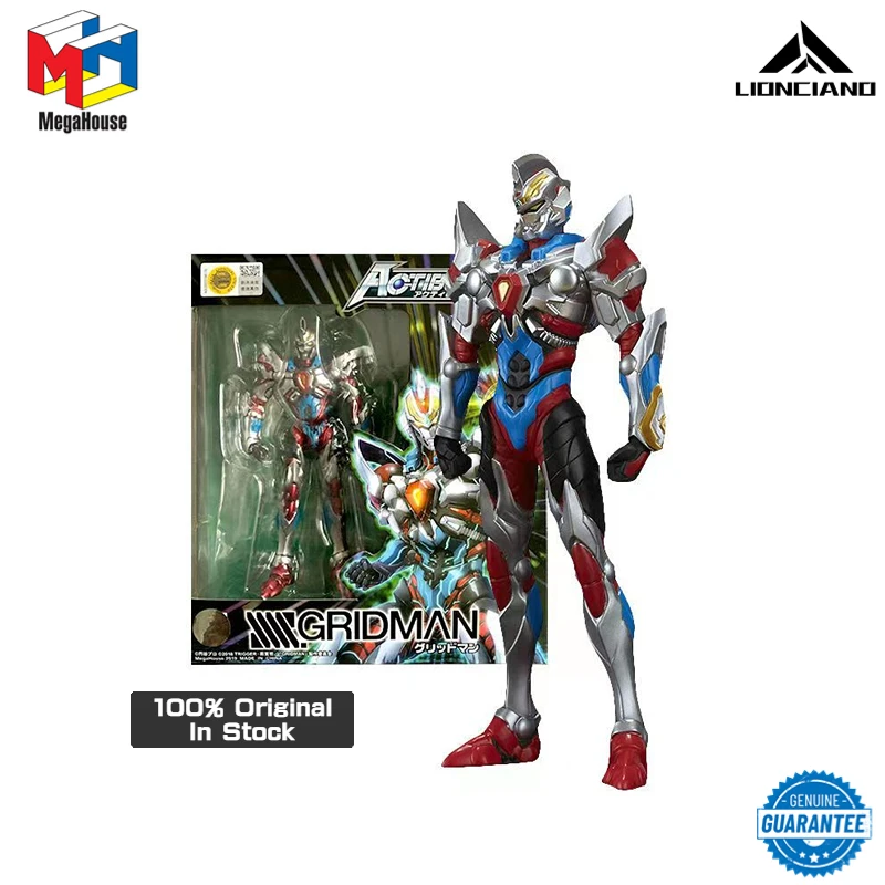 

Original Genuine Megahouse 10cm Electronic Superhuman Gridman Anime Collectible Action Figures Toys Model Ornaments Boy Gifts