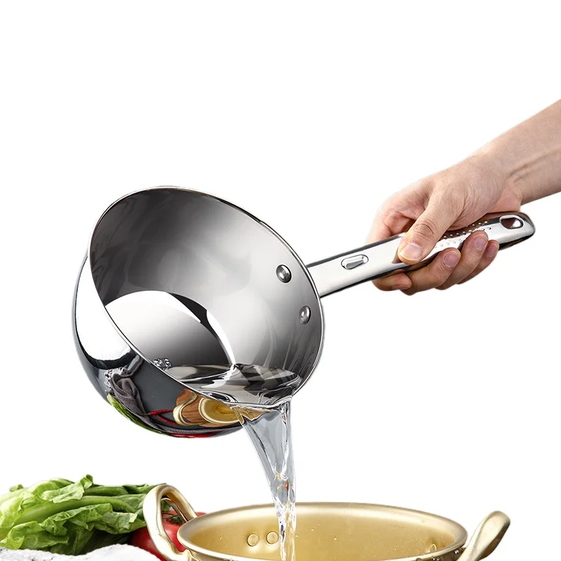 /316 stainless steel water scoop household water scoop old-fashioned thickened 304 large kitchen float