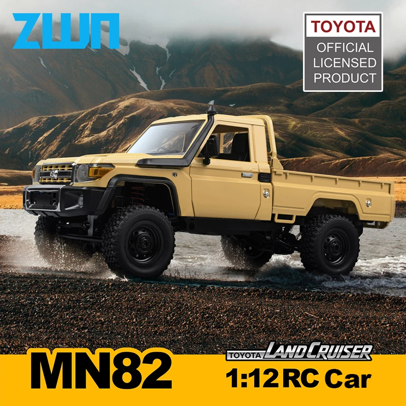 Toyota Land Cruiser ZWN MN82 1:12 samochód Retro Rc z lampkami LED z EU za $37.87 / ~150zł