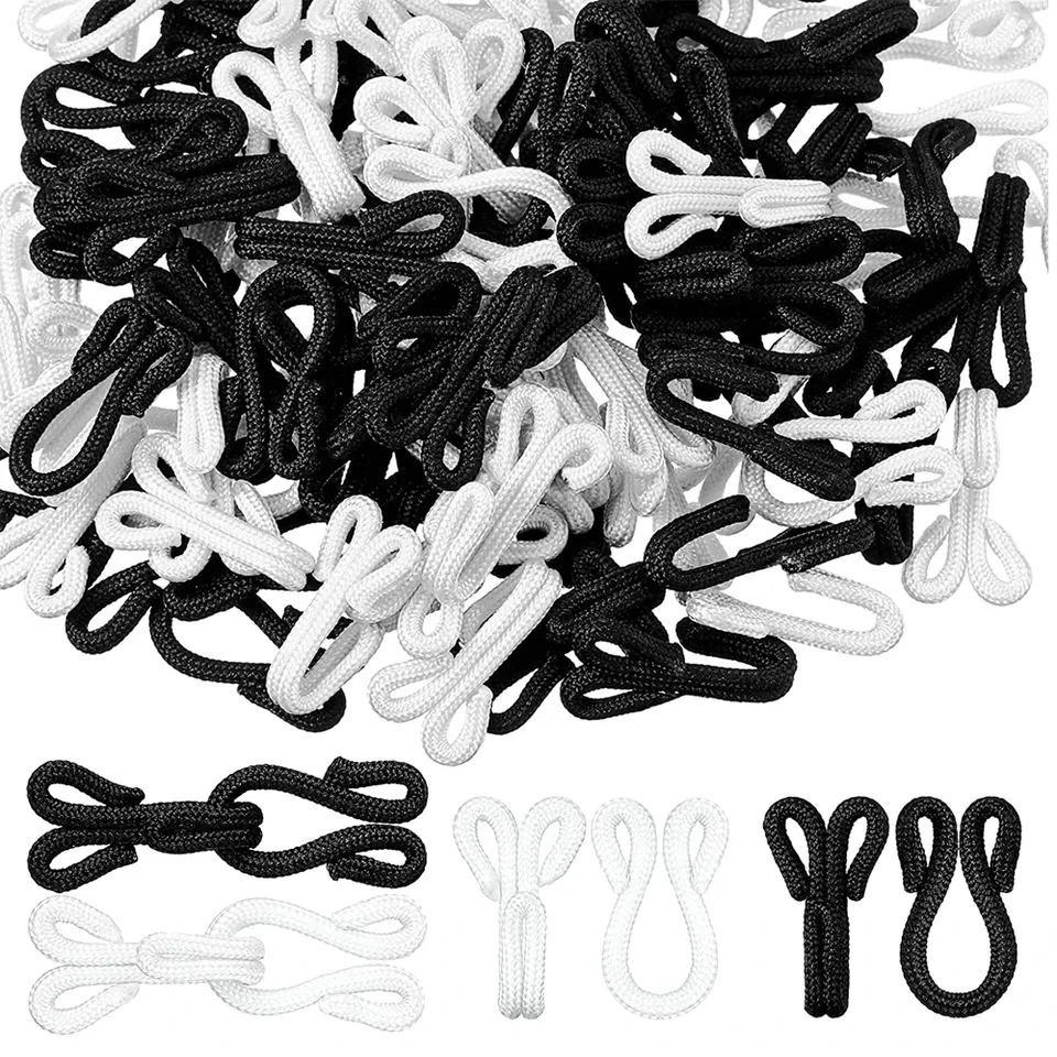 100 pièces de Crochets de Couture et œillets,50 paires Crochets de Couture de Jupe pour Pantalon