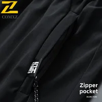 8xl Size Ice Silk Trousers Men's Spring Summer Fashion Drawstring Elastic Waist Straight Pants Casual Comfortable Jogging Pants 2