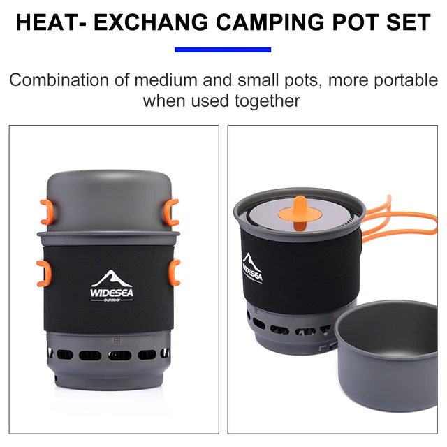 Upgrade your camping gear with the Widesea Camping Cooking Set