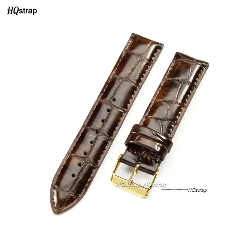 Elegant Waterproof Genuine Leather Wristband with Rose Buckle