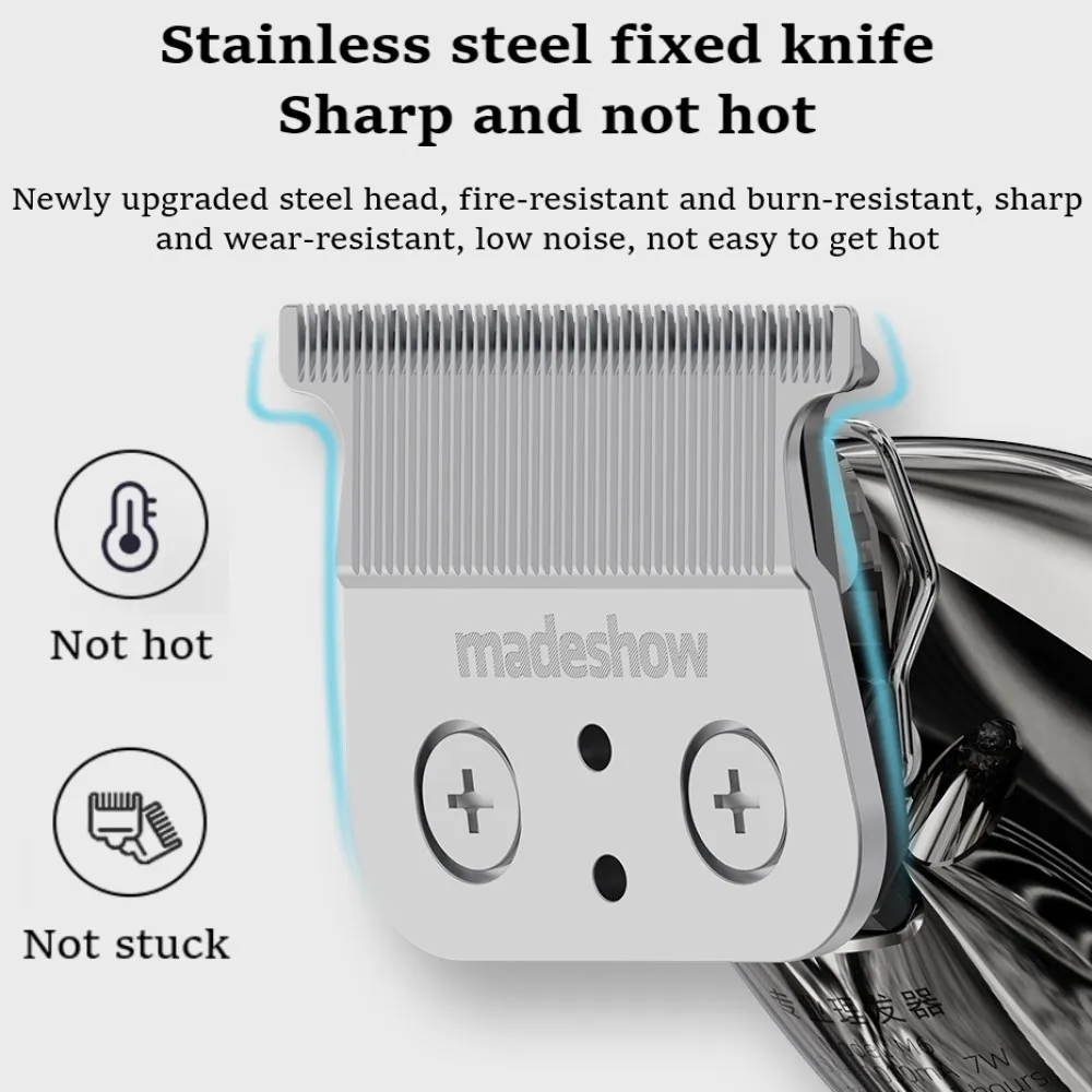 Description Picture 2 of itemMadeshow M6 M11 Professional Hair Clipper Blade Standard Set for M6 M11 Hair Cutting Machine Replaceable Cutter Head