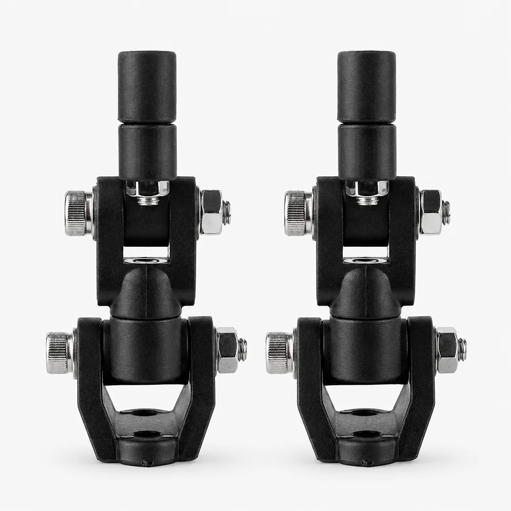 BMW 야마하 범용 스포트라이트 마운트용 2Pcs 오토바이 헤드라이트 램프 홀더, 안개등 브래킷 모터 360 지원 ° 회전