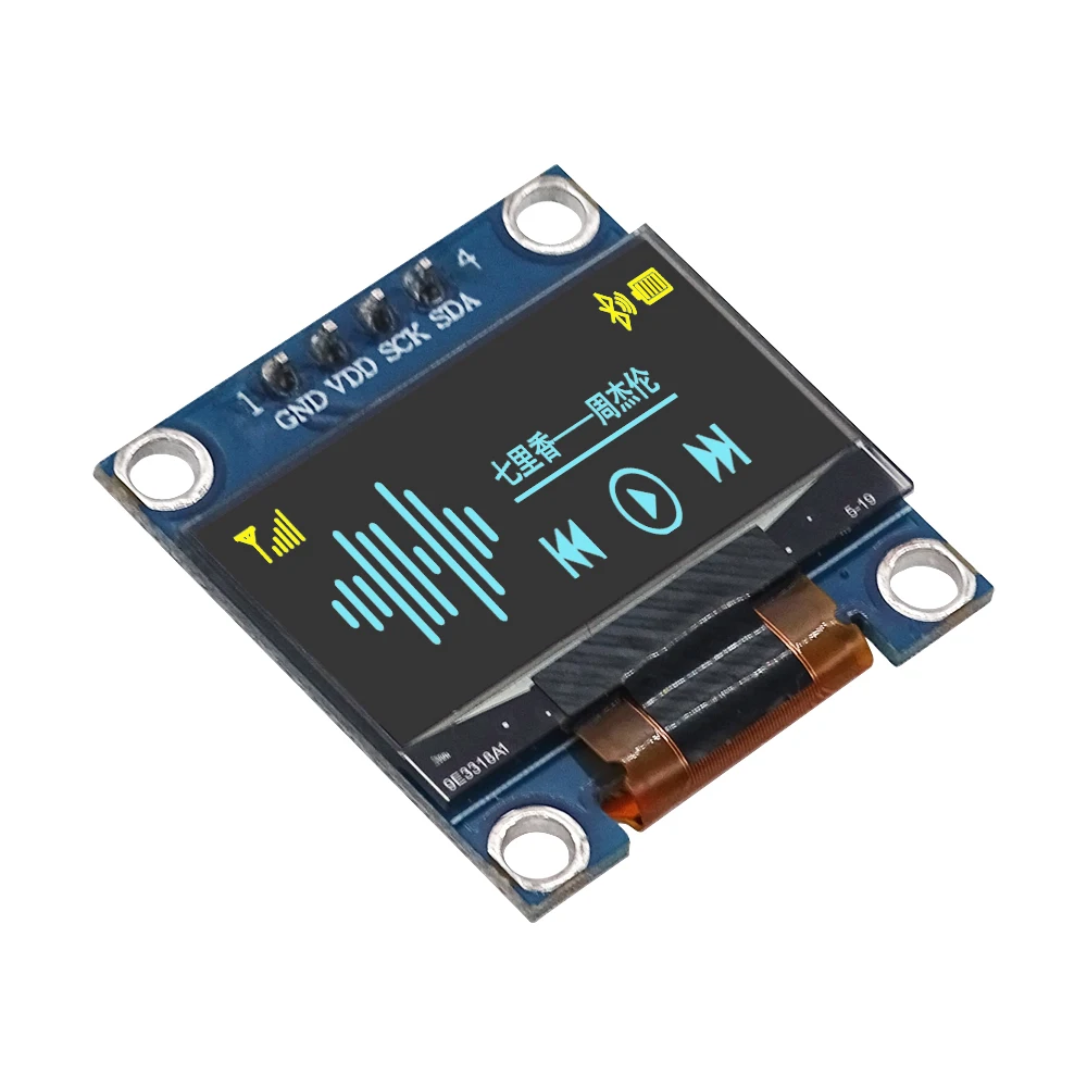 4pin Blue / white128X64 0.96 inch OLED LCD LED Display Module 1PCS/LOT for Arduino 0.96" IIC SPI Communicate 3.3V-5V for led light board pcb board kit