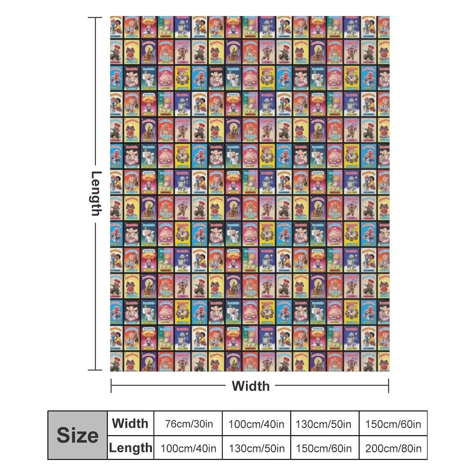 Garbage Pail Kids - Series 1 Throw Blanket 6