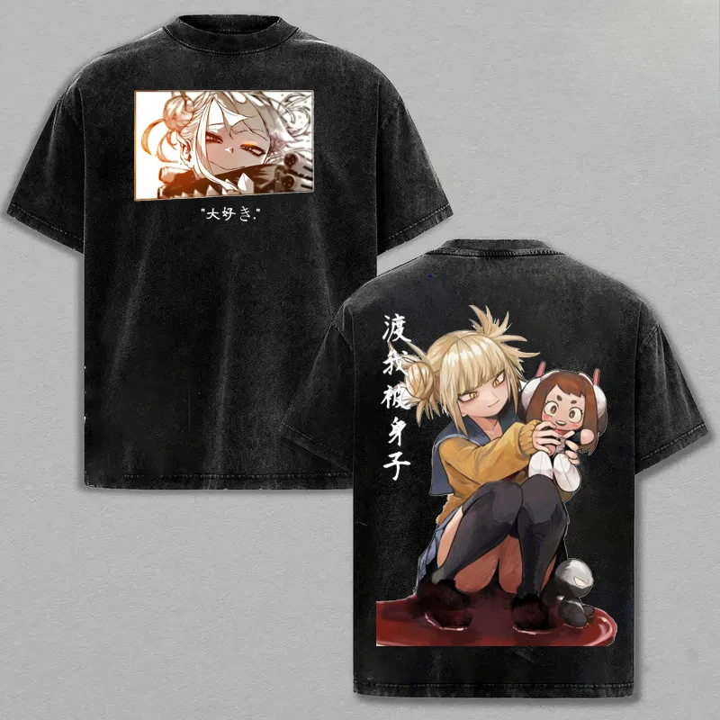 My Hero Academia Toga Himiko Unisex Graphic Tee - Harajuku Style Cotton T-Shirt