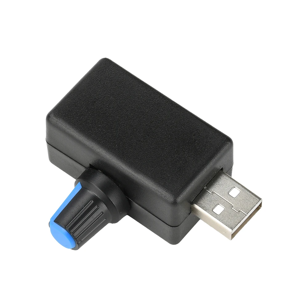 DC 4-12V 5W Mini USB Fan Speed Controller Airflow Regulator Quiet Low Noise Portable Multi-Speed Adjustable Module
