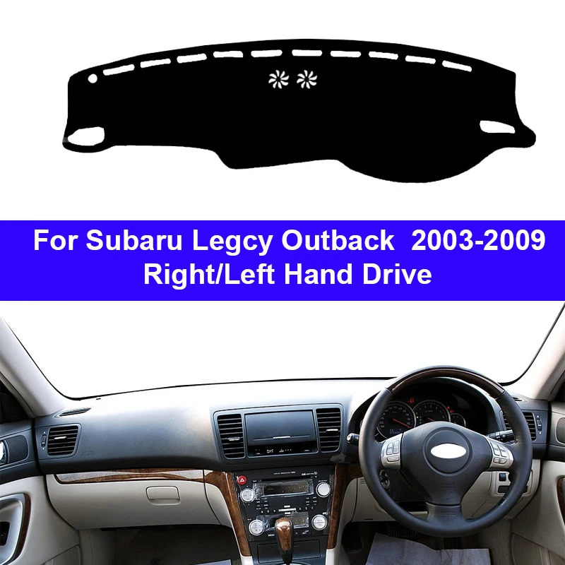 Dashboard Pad Cover Car Dashboard Cover DashMat For Subaru Legcy Outback 2003-2009