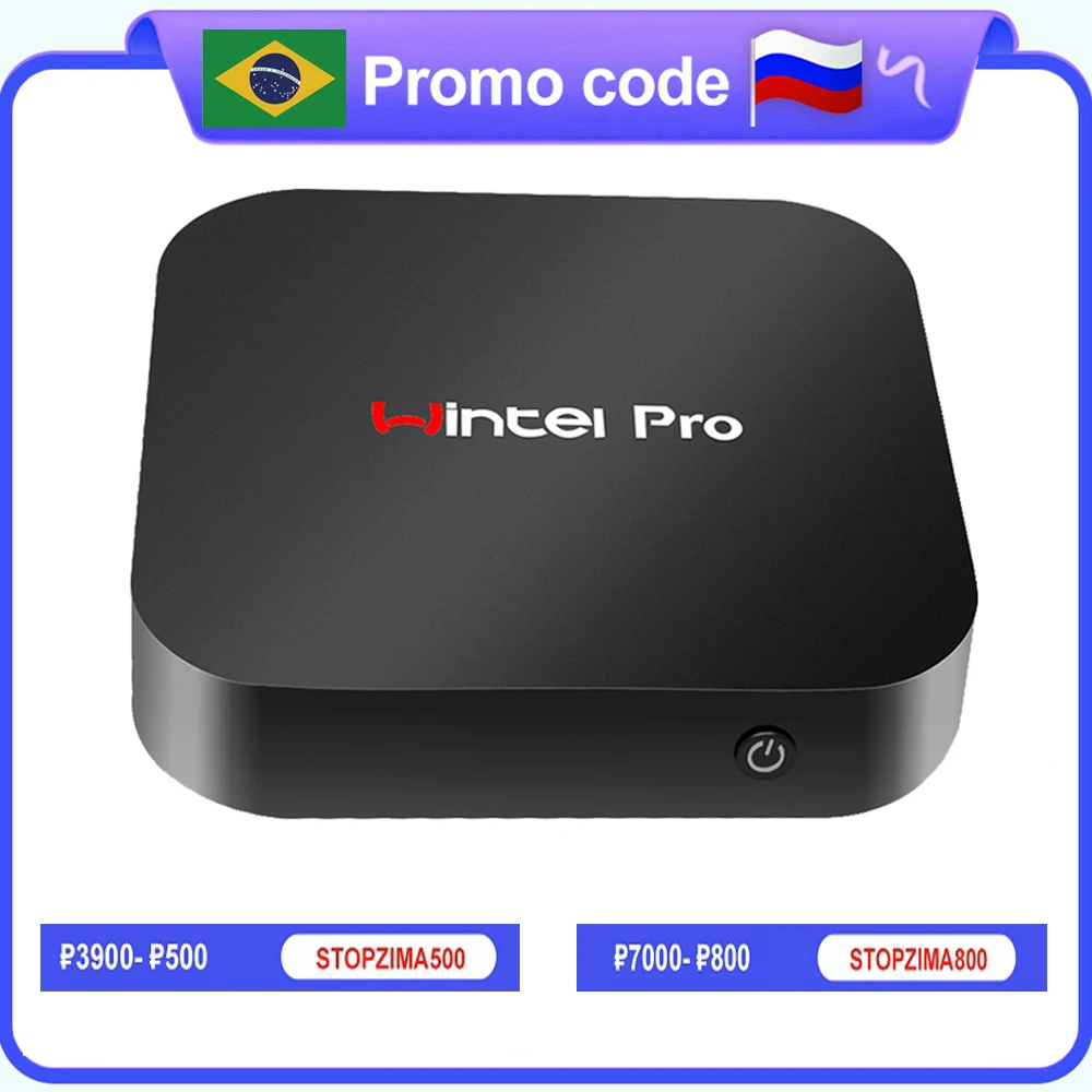 Wintel Pro T8U Mini PC Windows 10 Intel Z8350 4GB 64GB Pc Gamer USB 3.0 WIFI BT4.0 RJ45 1000M LAN Computador VS Beelink BT4 | Компьютеры и