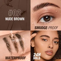 O.TWO.O Eyebrow Pomade Brow Gel Wax 2 IN 1 Waterproof Long Lasting Creamy Texture Eye Brow Tint Enhancers Cosmetics Makeup 4