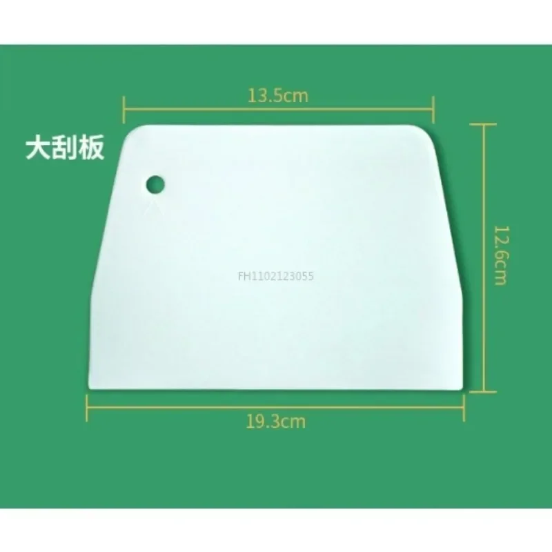 Cake Spatulas Tools Fondant Sugarcraft Trapezoid Bread Baker Butter Knife White Board Plastic Pastry Cutter Pizza Dough Scraper