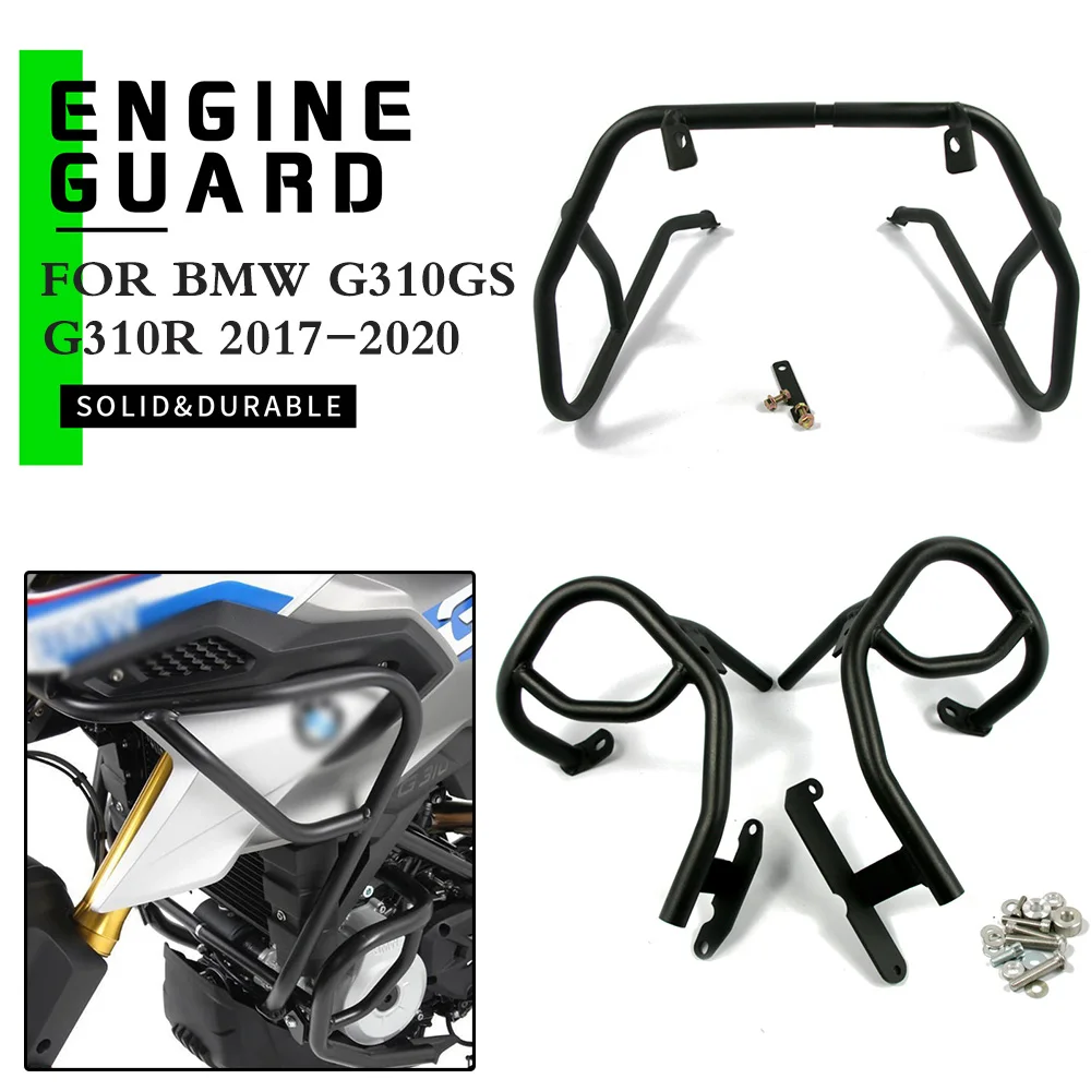 

Motorcycle Upper&Lower Engine Guard Crash Bar Frame Protection Bumper Protector For BMW G310GS G310 GS G310R G310 R 2017-2021