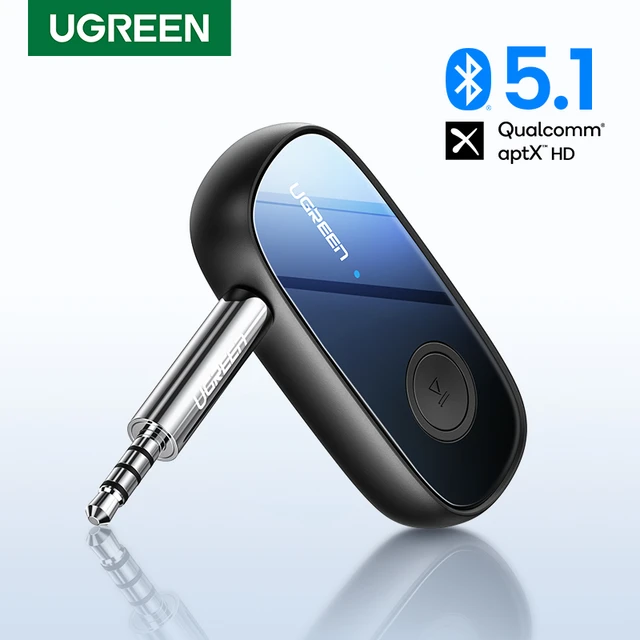 UGREEN-Adaptador de receptor de coche con Bluetooth 3,5, conector auxiliar  de 5,3mm para altavoces de coche, receptor de música y Audio, manos libres  - AliExpress