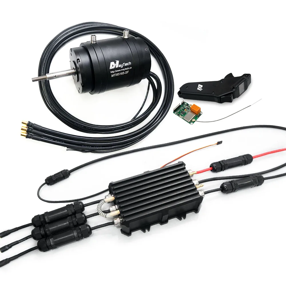 

85165 200KV watercooled motor marine engine 300A waterproof ESC remote for electric hydrofoil motorized wakeboard