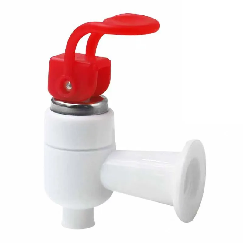 Rubinetto Per Distributore D'acqua A Pressione | Con Blocco Di Sicurezza Per Bambini | 1 Paio (blu E Rosso) Per Acqua Fredda E Calda | Universale