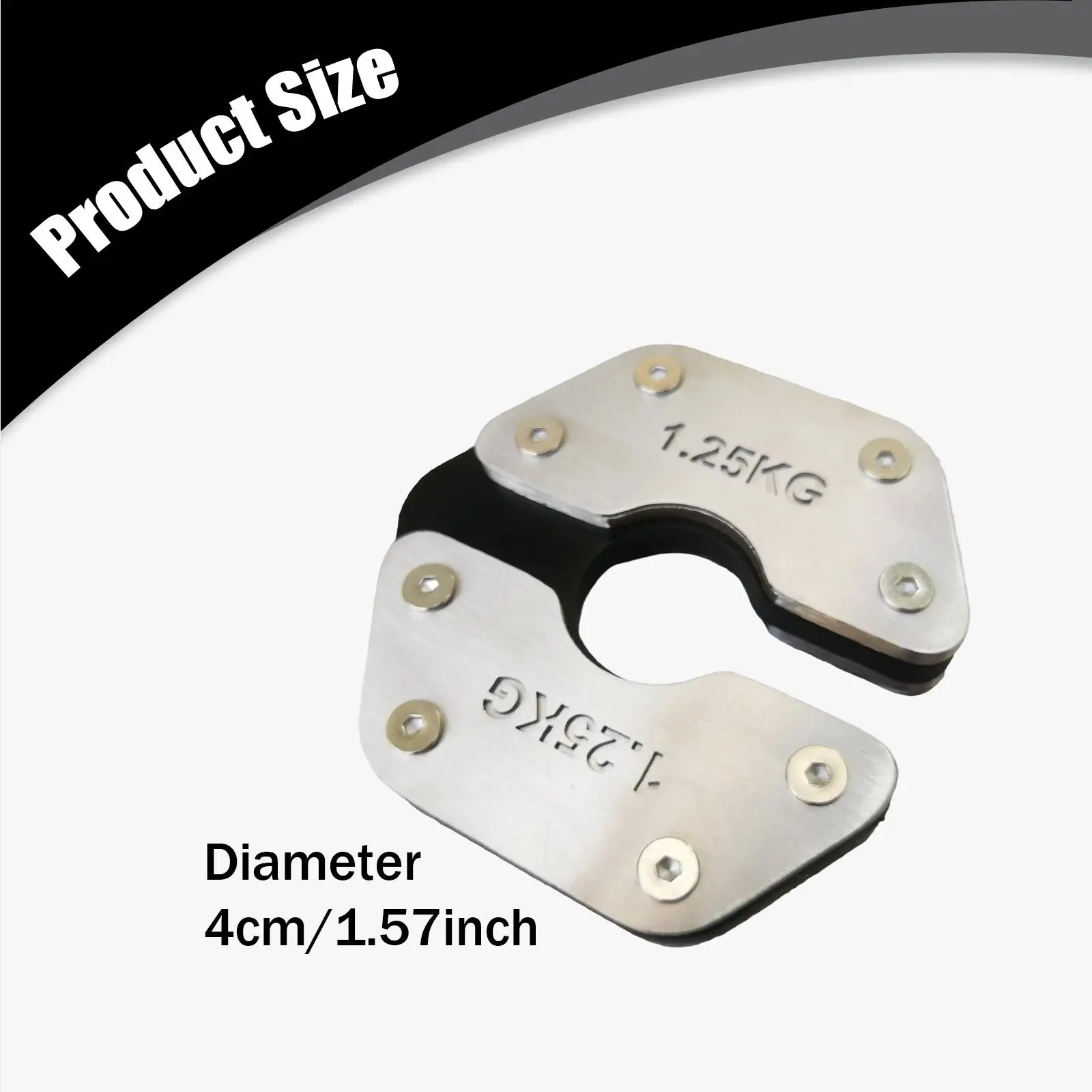 Fractional Weight Plate 1.25KG Stainless Steel Gym Plate Holder Compact Dumbbell Kit for Fitness Workout Beginners Fractional Weight Plate 1.25KG Stainless Steel Gym Plate Holder Compact Dumbbell Kit for Fitness Workout Beginners