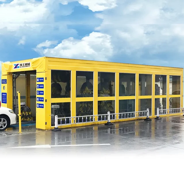 360 Intelligent Automatic Touchfree Automatic Car Wash Machine Fully Automated with Brush Rollover Tunnel Car Washer - Image 2