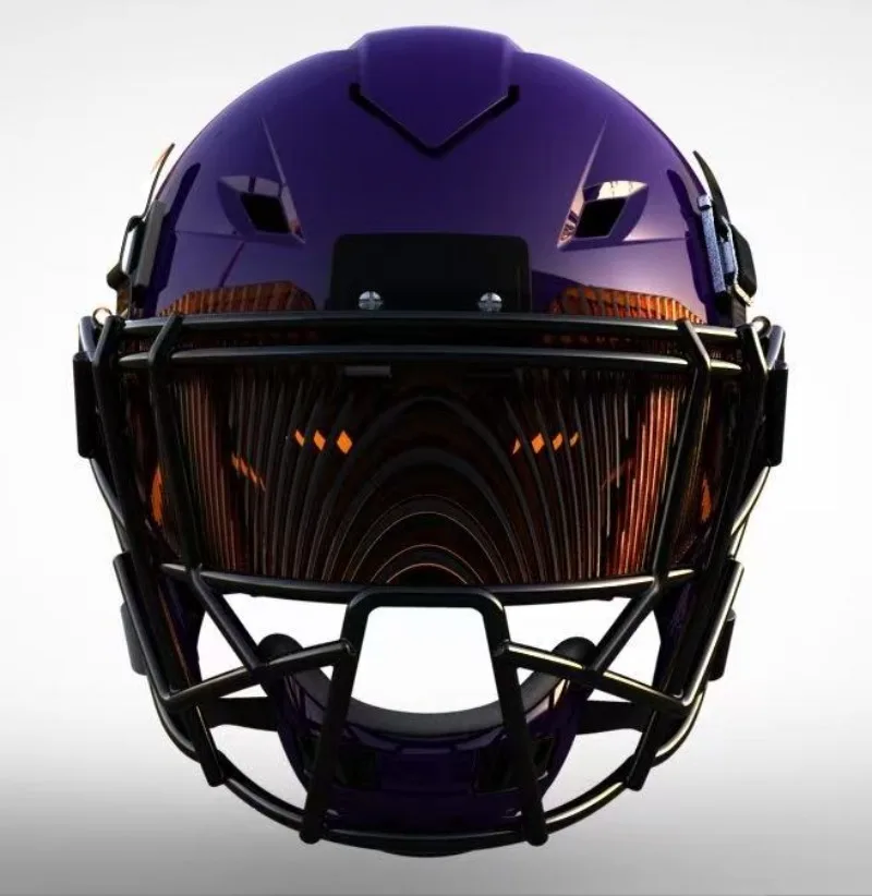 Carbon Fiber Adult Football Helmet 5
