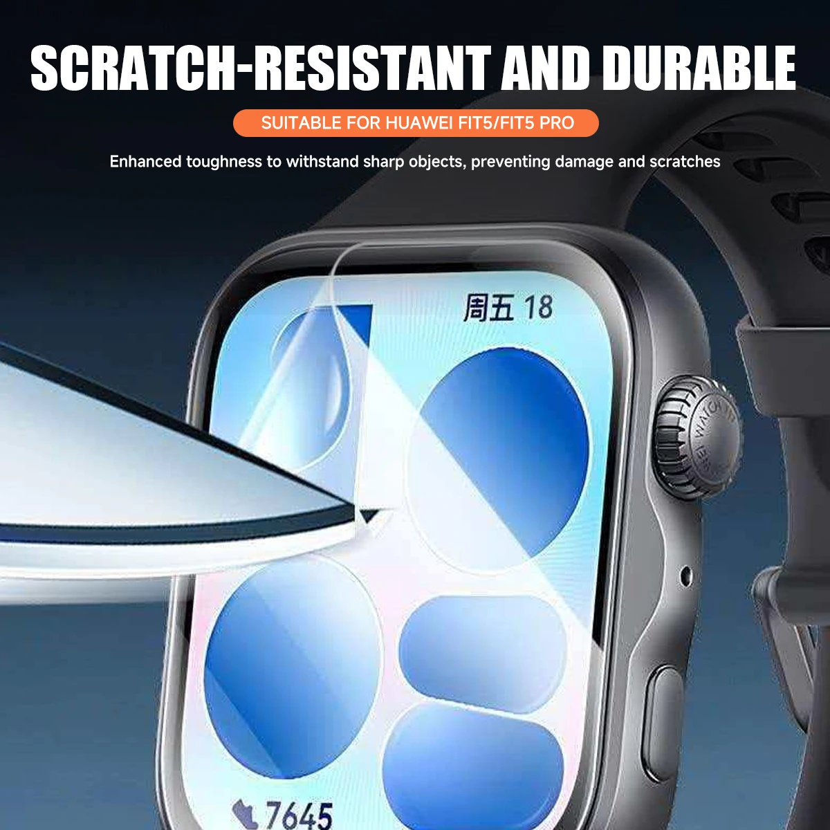 HD Clear Full Coverage Hydrogel Screen Protector - Anti-Scratch Soft Protective Film