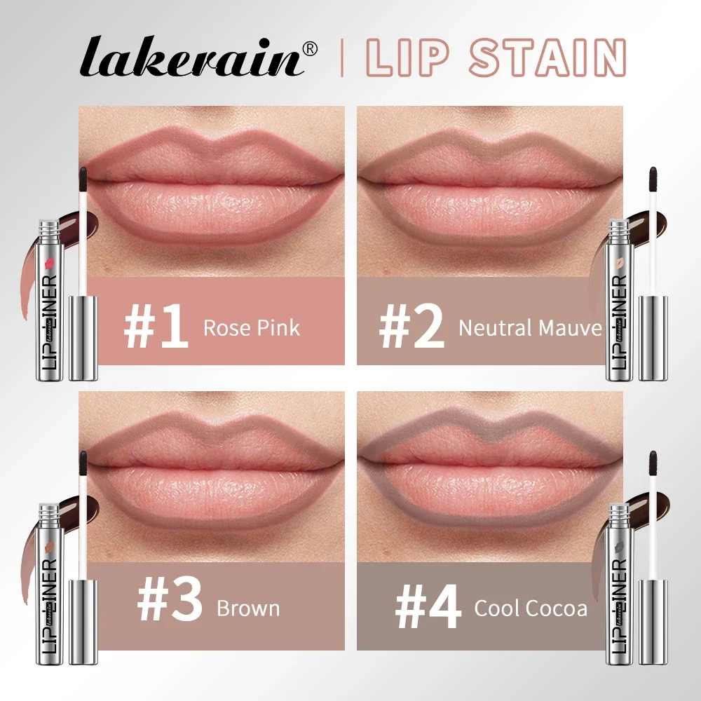 4colors Peel Off Lip Liner Waterproof Long Lasting Lipliner Pencil Moisturising Lips Gloss Tattoo Lipgloss Lipsticks Cosmetics