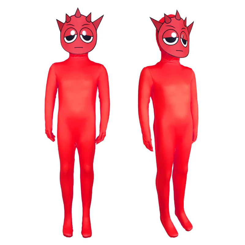 Sprunki Jumpsuit Sprunki Cosplay Costumes Sprunki Incredibox Cosplaly Jumpsuit For Kids Adults Clothing Sprunki Wenda  Cosplay 4