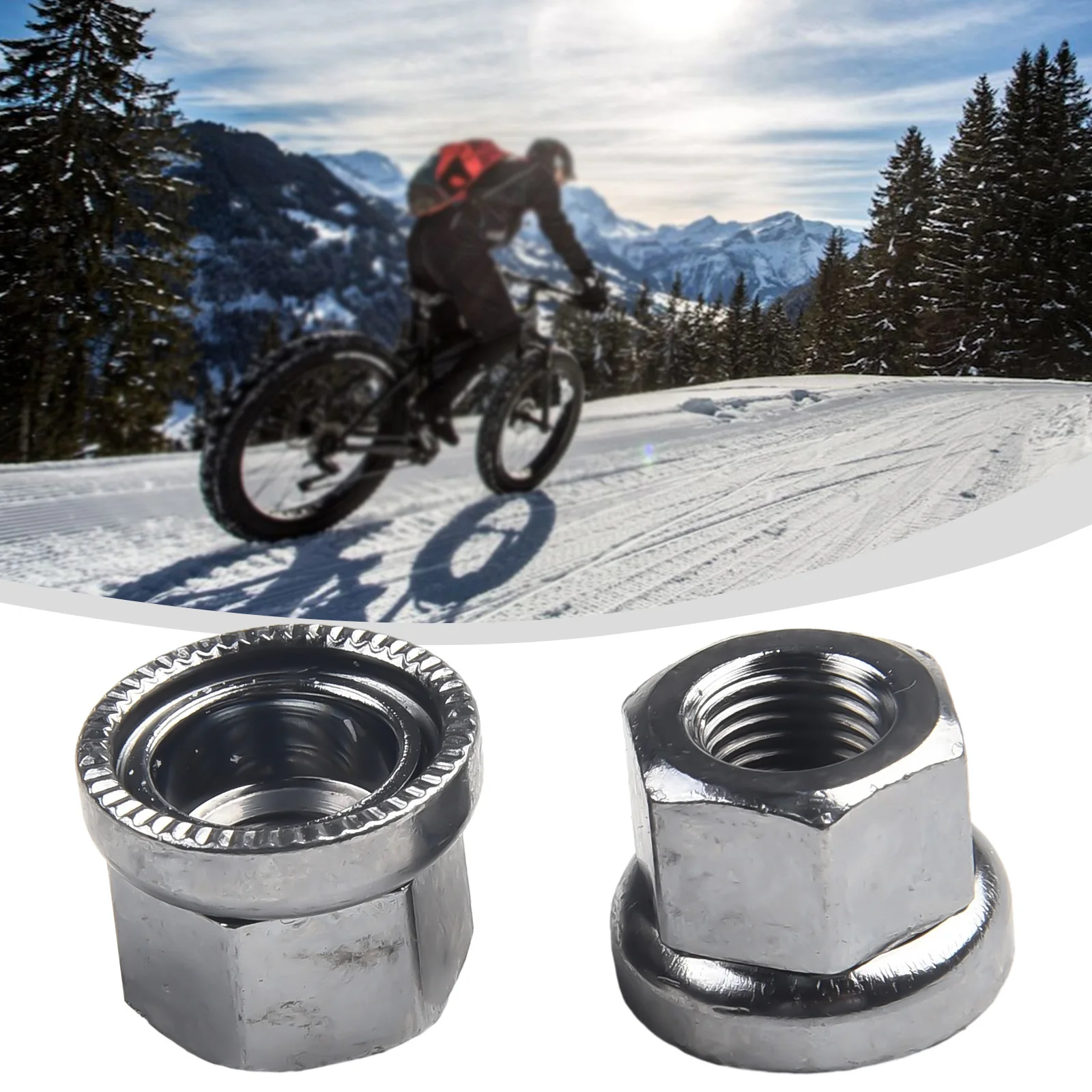 Description Picture 5 of item2x Bike Nuts Bicycle Screw M9/M10 Screw Nut For Front Rear Hubs Series Motors Hub Cycle Wheel Axle Track Nuts Bicycle Parts